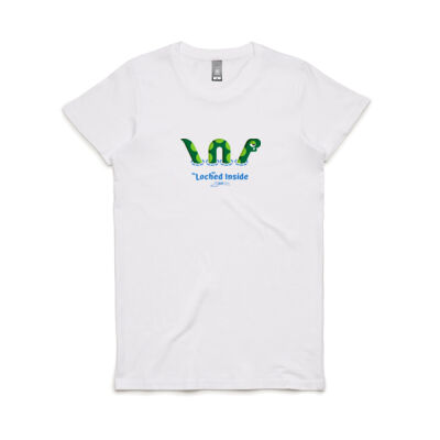 Rab Designs - Loched Inside - Women's Maple Crew Neck Tee by 'AS Colour' Thumbnail