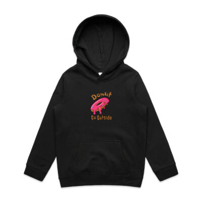Rab Designs - Donut Go Outside - AS Colour Youth / Kids Supply Hooded Sweatshirt Thumbnail